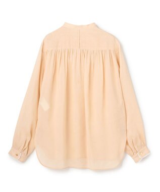 BEIGE， PAULINE / リネンヴィスコースレースブラウス Peach