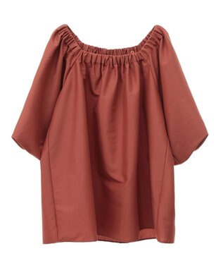 Green Parks ２ｗａｙバルーンスリーブブラウス Orange