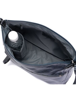 PELLE BORSA シンプルショルダーバッグ Alive アライブ 4449 ネイビー