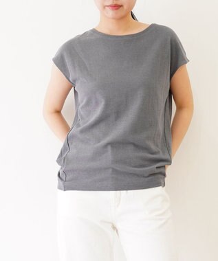 TOQUE  〈大草直子さんアドバイザー〉 【洗える/天然素材】ロイヤルベビーアルパカ×タンギスコットン鹿の子フレンチT