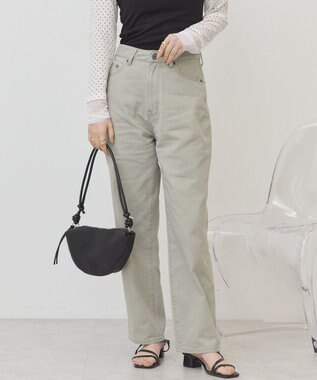 AMERICAN HOLIC ルーズストレートカラーデニムパンツ
