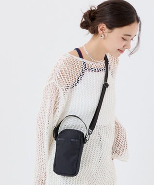 LeSportsac MINI PHONE CROSSBODY 【日本限定】リサイクルドブラックJP