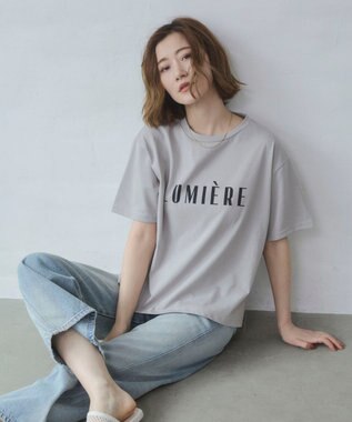 WEGO 【2026春夏新作】接触冷感プリントロゴT グレー