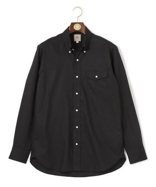 J.PRESS MEN 【WEB・一部店舗限定】リネンコットン シャツ/B.D ブラック系