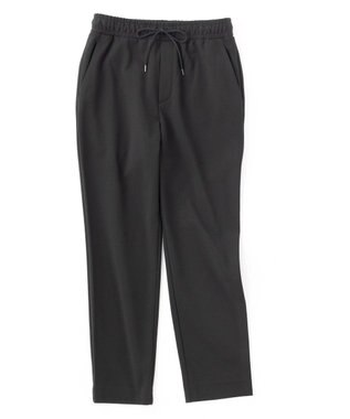 UNFILO 【アルガンオイル】裏起毛ドロストスティック パンツ ブラック