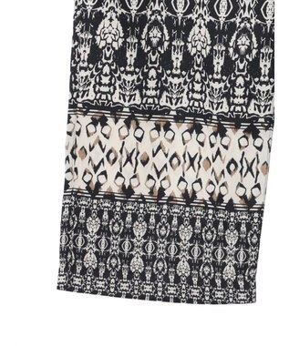 AMERICAN HOLIC パネルプリントリラックスパンツ Charcoal Gray