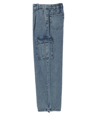 Green Parks ・ＥＬＥＮＣＡＲＥ　ＤＵＥ　デニムカーゴパンツ Light Indigo