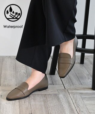 APOM 日本製 晴雨兼用スクエアトゥコインローファー15＜CRAHUG限定＞