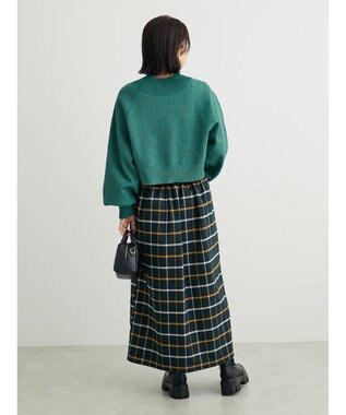 Green Parks ＫＢＦ２ｗａｙクロップドスウェットライクプルオーバー Charcoal Gray