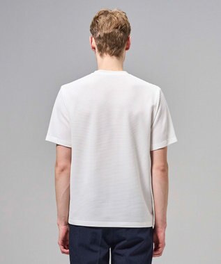 JOSEPH HOMME タックリップルジャージー　クルーネックTシャツ ホワイト系