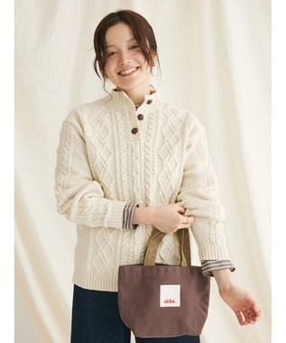 CRAFT STANDARD BOUTIQUE リサイクルポリエステルヘンリーネックプルオーバー Ivory