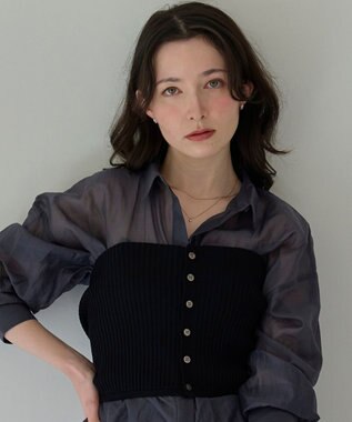 Phoebe 【金属アレルギー対応】2setスウィートハートネックレス　シャンパンゴールド シャンパンゴールド