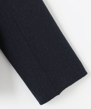 J.PRESS LADIES L 【リバーシブル】ウールナイロン リバー チェック ショート コート ネイビー系