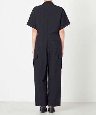 NAVE 【ReNAVE・洗える/撥水加工/接触冷感/UVケア/】ナイロンタスラン オールインワン ブラック系