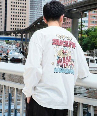 WEGO 【ユニセックス着用ITEM】ボーイズグラフィックBIG　T（LS） ホワイト