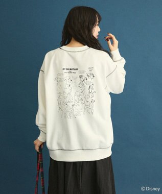 Green Parks １０１匹わんちゃん／バックプリントスウェット