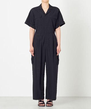 NAVE 【ReNAVE・洗える/撥水加工/接触冷感/UVケア/】ナイロンタスラン オールインワン ブラック系