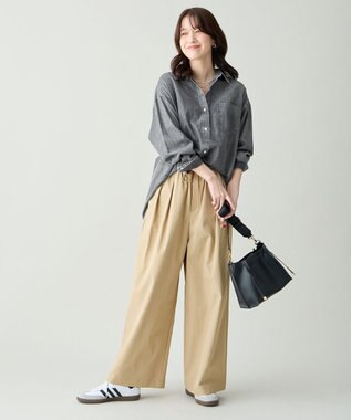 ANY ドロストチノパンツ ベージュ