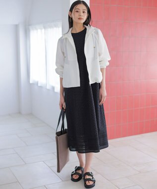 組曲 L シアージャカード ブルゾン ホワイト系