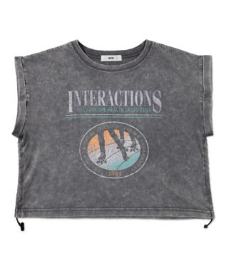 WEGO ヴィンテージウォッシュドロストデザインT 柄2