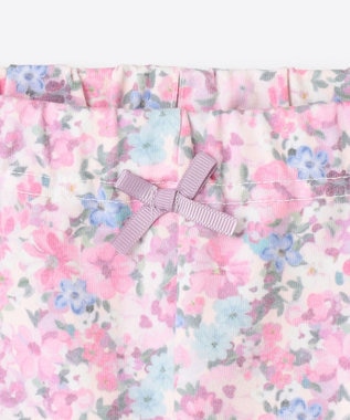 ANY KIDS 総柄 プリント レギンス ピンク系花柄