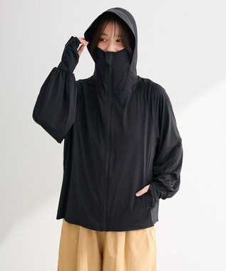 Green Parks フード付きＵＶカットパーカー Black