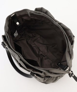 LA BAGAGERIE 【MONICA】ポーチ付き3WAYトートバッグ ダークグレー