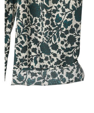 Green Parks ボタニカル柄イージーパンツ Green