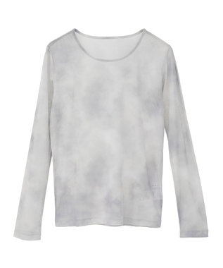 AMERICAN HOLIC ニュアンス柄プリントシアープルオーバー Gray