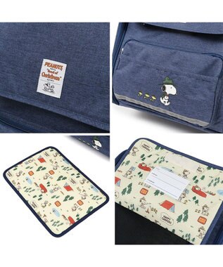 PET PARADISE スヌーピー 折畳み ハウス リュック 《ビーグルスカウト》 小型犬 ネイビー