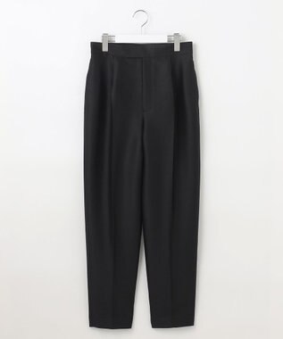 23区 S 【エステータ】シルクウールツイル パンツ ブラック系