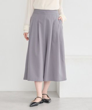 earth music&ecology 選べる丈タックスカーチョ Gray