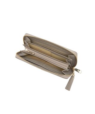 CLATHAS エクセ ラウンド長財布 ベージュ
