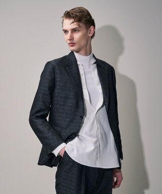 JOSEPH HOMME 【HIGH GRADE LINE】クレストジャガード 　ジャケット グレー系3