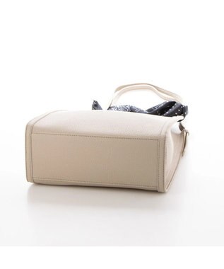 UNBILLION cachecache チェンジスカーフA4縦型トートバッグ ライトグレー