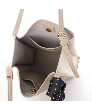 UNBILLION cachecache チェンジスカーフA4縦型トートバッグ ライトグレー