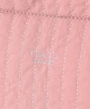 Y'SACCS 【Y’SACCS vous et】ギャザーハンドル2WAYヌビバッグ ダークピンク