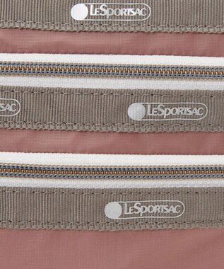 LeSportsac CLASSIC 3 ZIP POUCH/ダスティピンク/ソフトライラックC ダスティピンク/ソフトライラックC