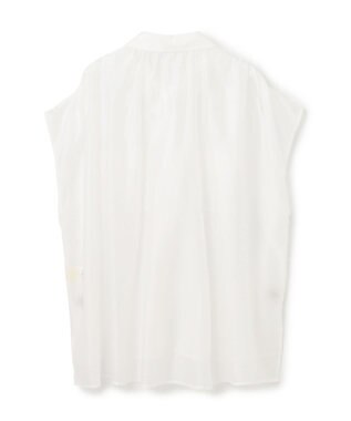 GRACE CONTINENTAL ギャザーシャツ ホワイト