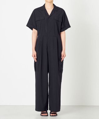 NAVE 【ReNAVE・洗える/撥水加工/接触冷感/UVケア/】ナイロンタスラン オールインワン ブラック系