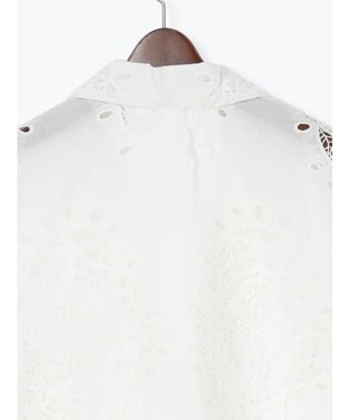 Te chichi ケミカルレースコットンジャケット オフホワイト