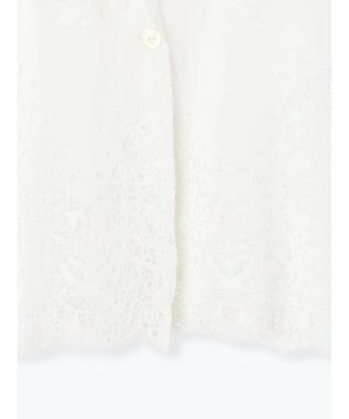 Te chichi ケミカルレースコットンジャケット オフホワイト