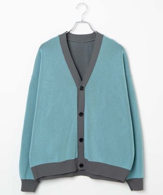 WEGO クリアライトリバーシブルカーディガン グレー