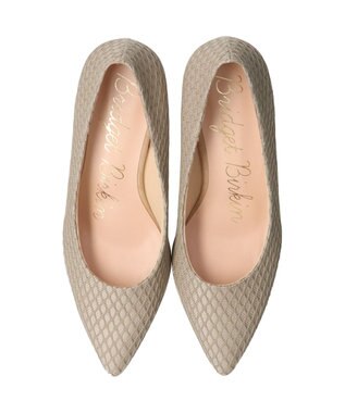 Bridget Birkin 【Bridget Birkin】メッシュ生地高寸パンプス オーク雑材