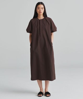 NAVE 【ReNAVE　撥水機能・UVカット・透湿・接触冷感・洗える】ナイロンタスランワンピース ダークブラウン系