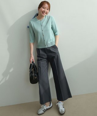 ANY SIS ツイステッドクリアチノワイド パンツ