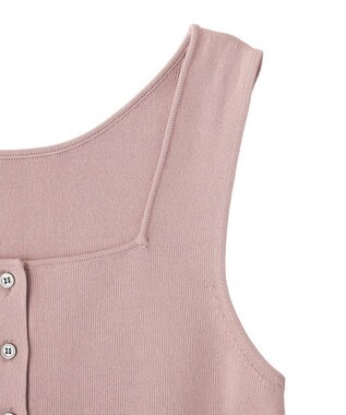 YECCA VECCA [UVカットマシンウォッシャブル]アンサンブルニット Pink