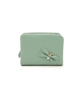 LANVIN en Bleu ペアル 二つ折Lファスナー財布