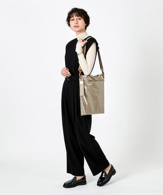 LeSportsac MOBILE SHOULDER BAG2/ヒトリップアラビアゴールド ヒトリップアラビアゴールド