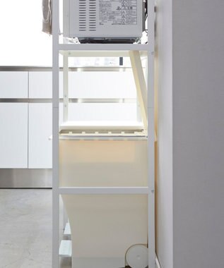 tower ゴミ箱上ラック タワー ホワイト ホワイト